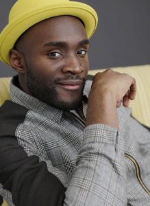 Boris René yellow hat laid back